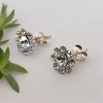 silver studs earrings