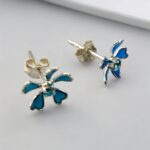 pure silver earrings