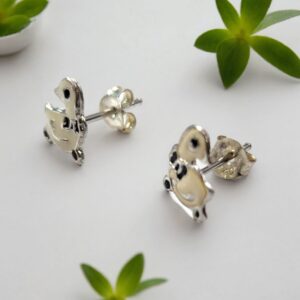 real silver earrings