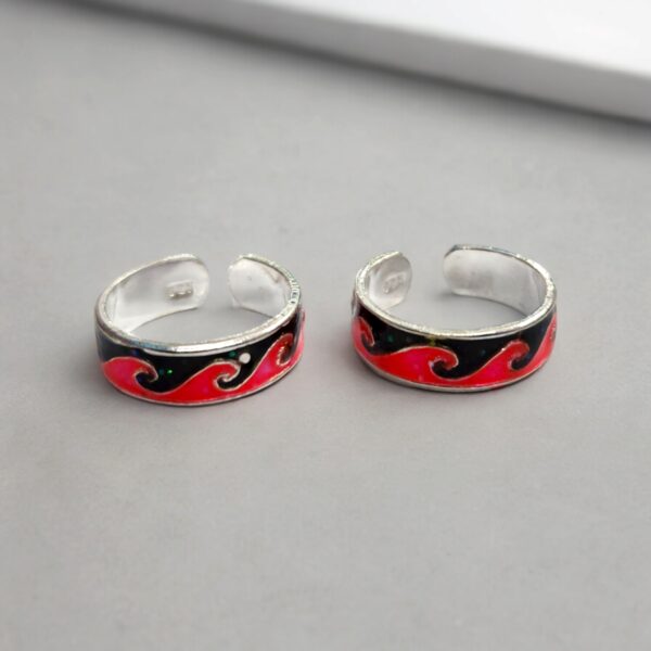 toe ring silver