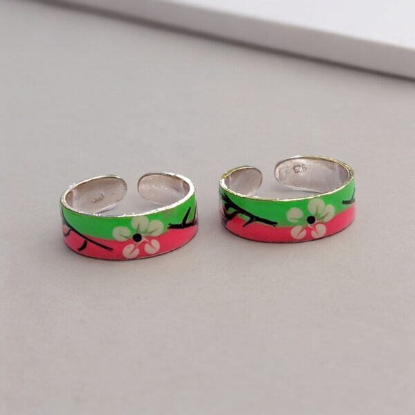 toe ring silver