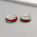 toe ring silver