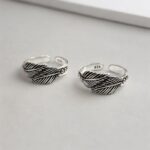 toe ring silver