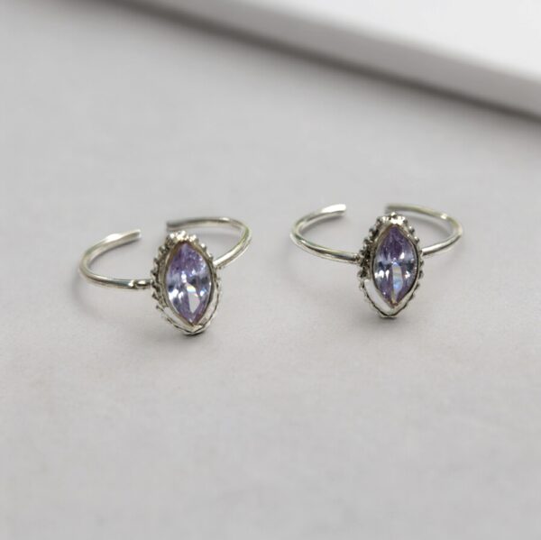 toe ring silver