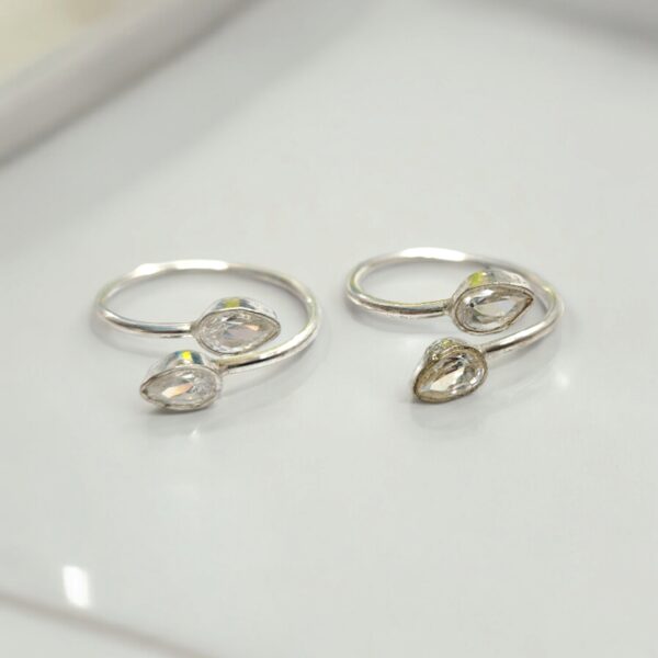 toe ring silver
