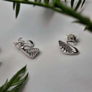 real silver earrings