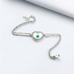 evil eye bracelet silver
