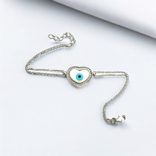 evil eye bracelet silver